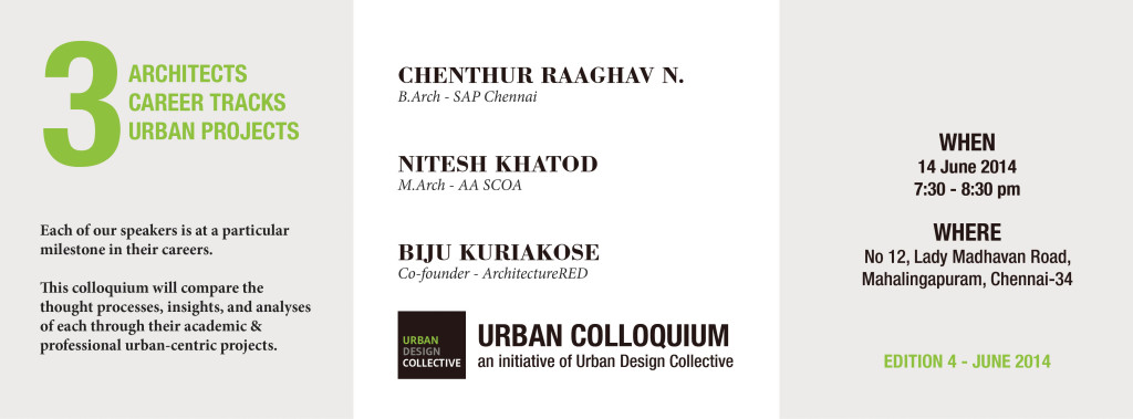 UDC Urban Colloqium-june 2014